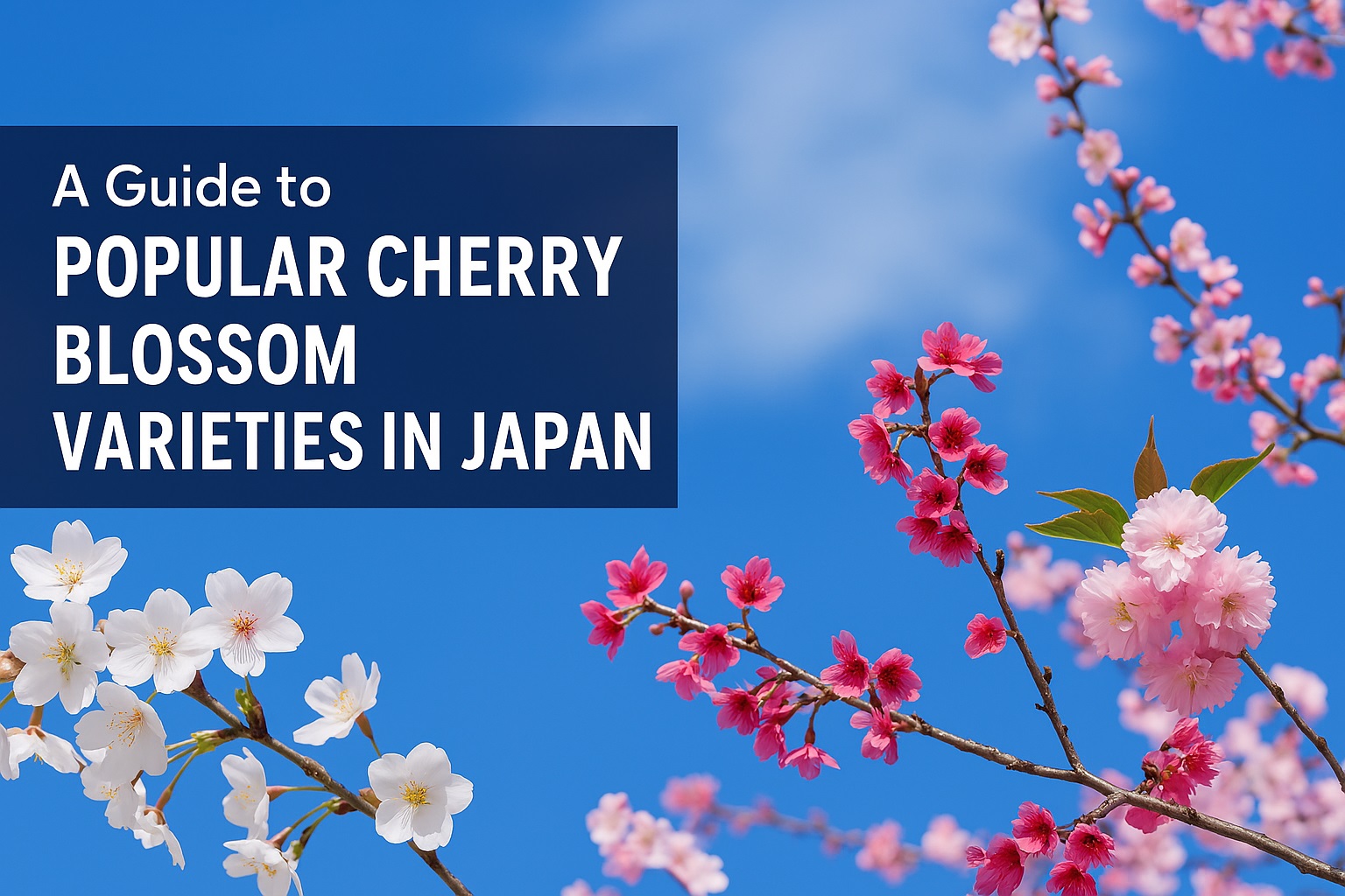 A Guide to Popular Cherry Blossom Varieties in Japan: Know What to Expect Before You Go!