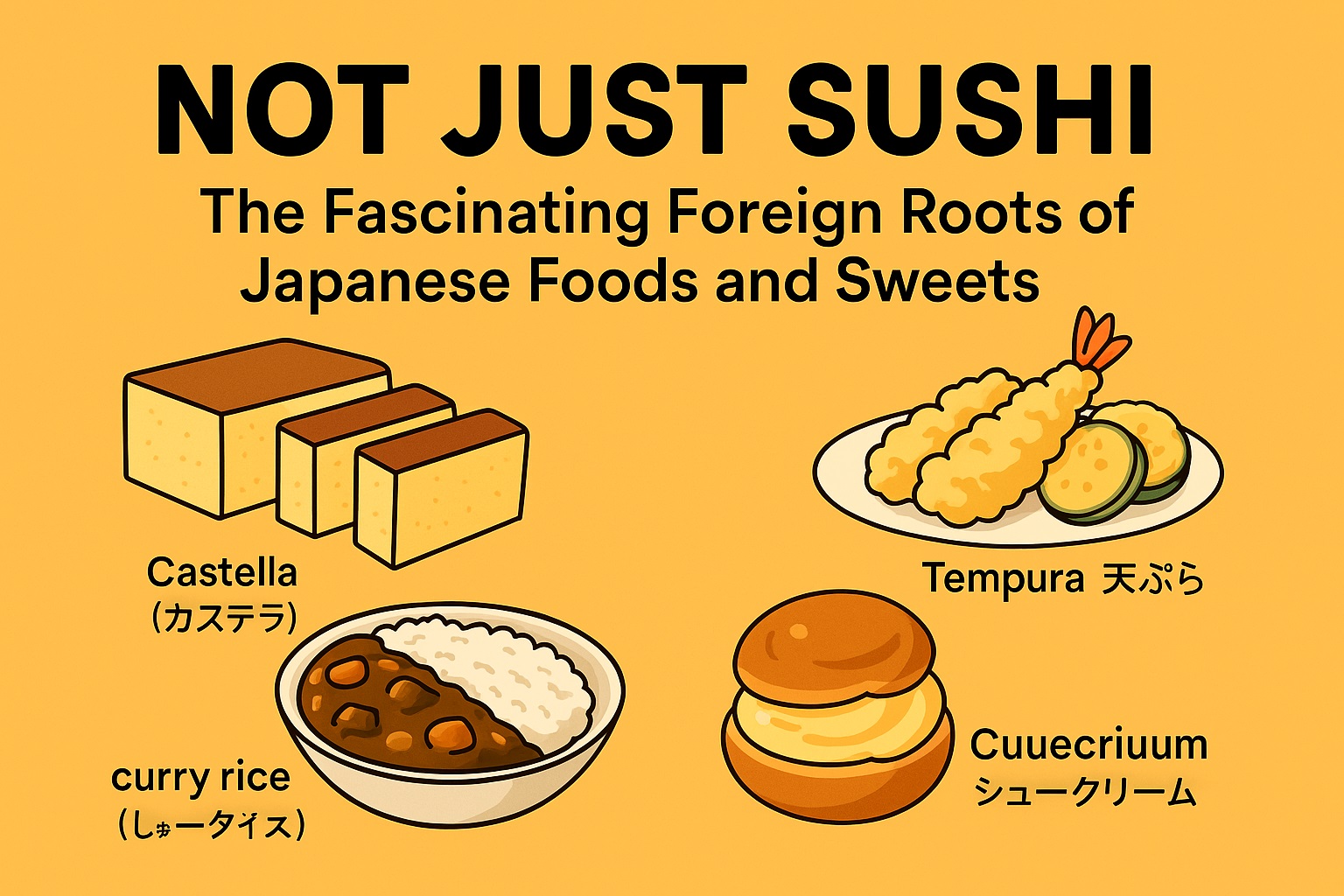 Not Just Sushi: The Fascinating Foreign Roots of Japanese Foods and Sweets