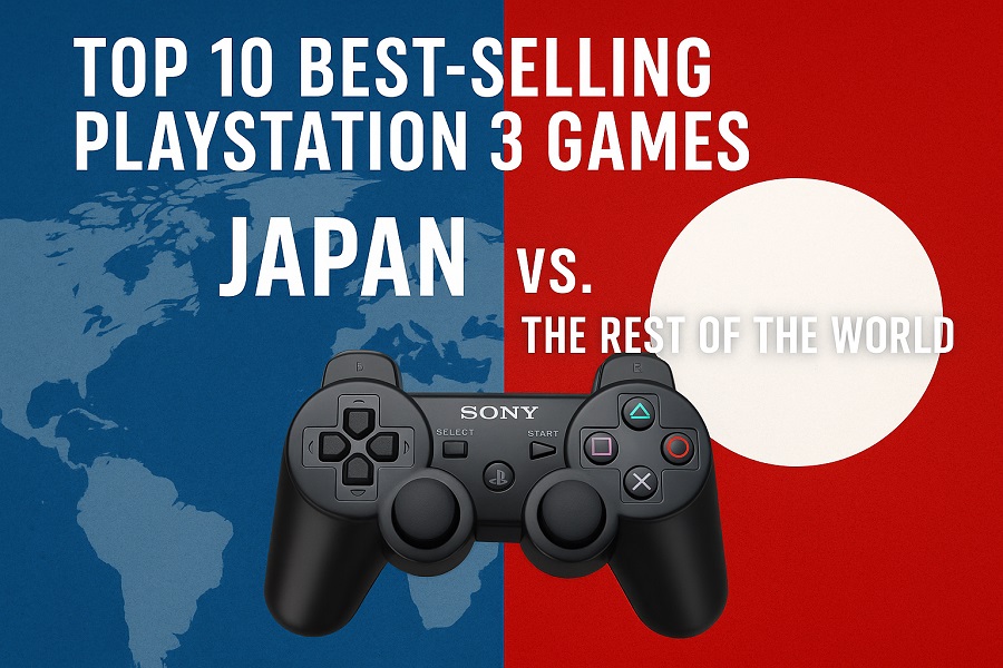 Top 10 Best-Selling PlayStation 3 Games: A Striking Comparison Between Japan and the Rest of the World