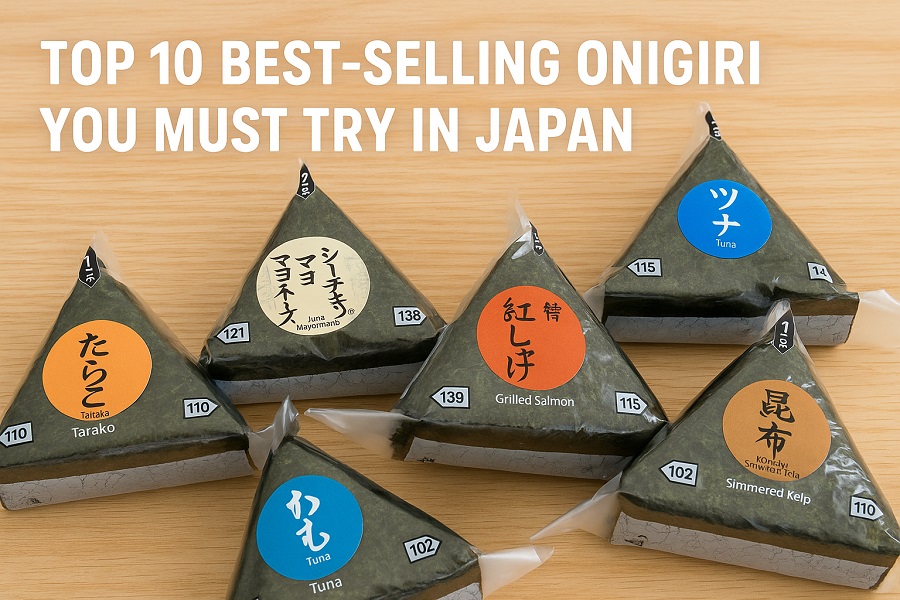 Top 10 Best-Selling Onigiri (Rice Balls) You Must Try in Japan